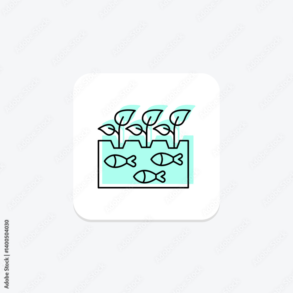 Aquaponics Facility, vector, pixel perfect, illustrator file Aquaponics Facility, vector, pixel perfect, illustrator file