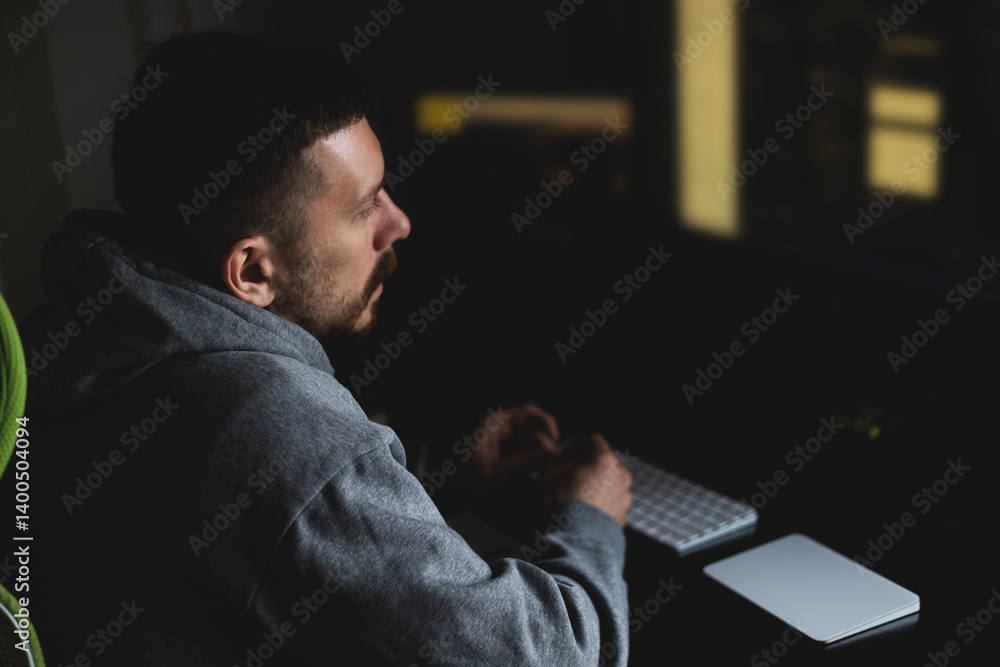The programmer guy is coding The programmer guy is coding