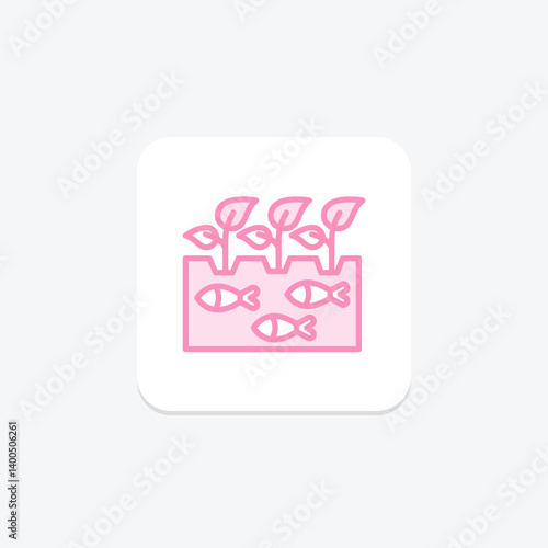 Aquaponics Facility, vector, pixel perfect, illustrator file