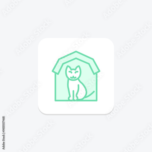 Livestock Resting Shed, vector, pixel perfect, illustrator file