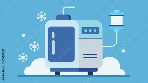 These illustrations would help to visually communicate the sophistication and effectiveness of the cooling technology used in cryotherapy systems.