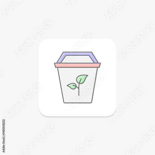 Organic Compost Building, vector, pixel perfect, illustrator file