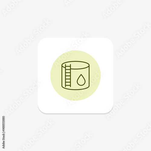 Water Reservoir House, vector, pixel perfect, illustrator file