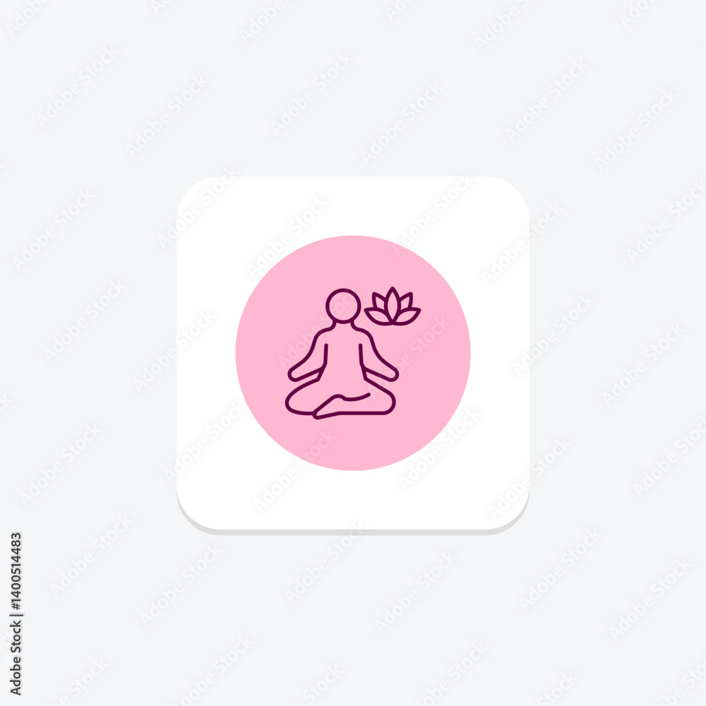 Farm Meditation Space, vector, pixel perfect, illustrator file Farm Meditation Space, vector, pixel perfect, illustrator file