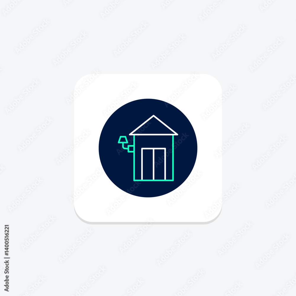 Farm Security Cabin, vector, pixel perfect, illustrator file