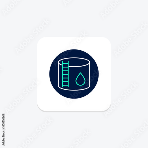 Water Reservoir House, vector, pixel perfect, illustrator file