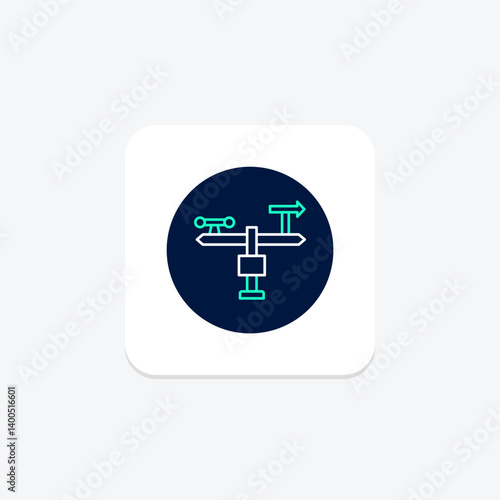 Meteorological Monitoring Hub, vector, pixel perfect, illustrator file