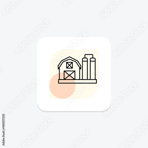 Dairy Barn, vector, pixel perfect, illustrator file