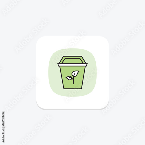 Organic Compost Building, vector, pixel perfect, illustrator file