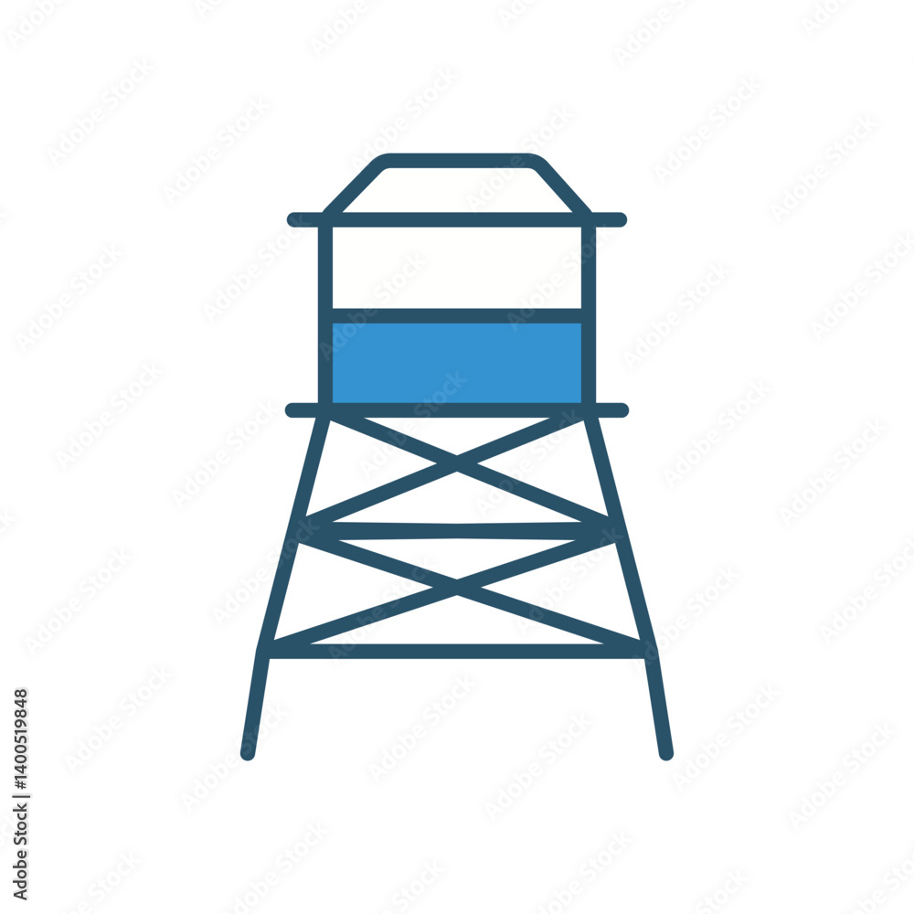Water Deposit vector icon stock illustration Water Deposit vector icon stock illustration