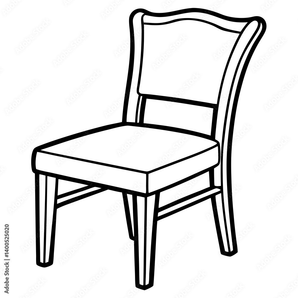 Modern Chair Line Drawing Modern Chair Line Drawing