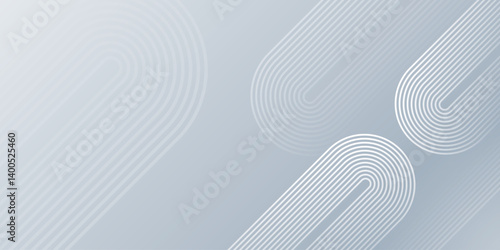 grey abstract background with white diagonal lines modern premium banner vector design