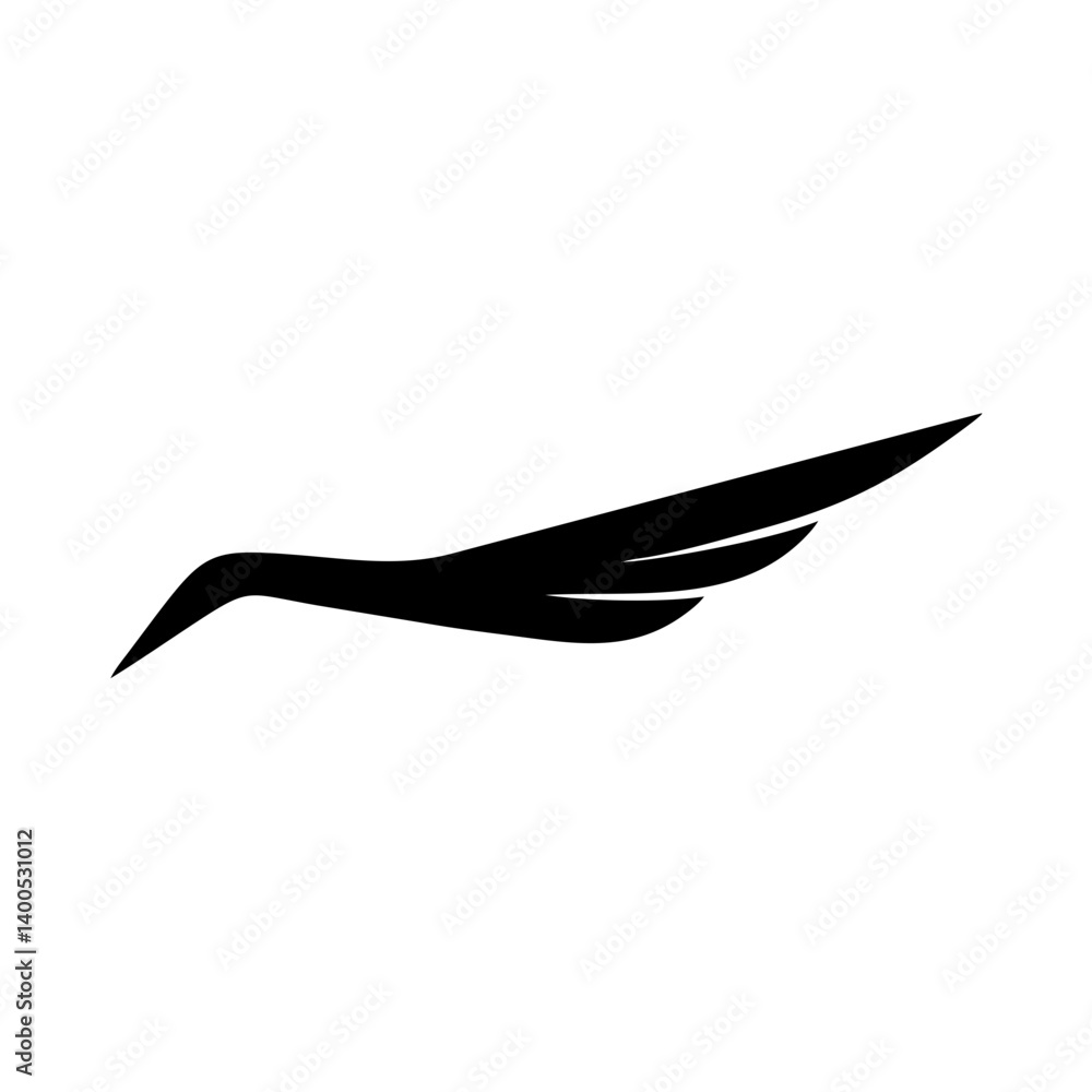 airplane wing icon, airplane wing silhouette vector illustration-simple silhouette illustration of airplane wing, perfect for airplane wing logos and icons airplane wing icon, airplane wing silhouette vector illustration-simple silhouette illustration of airplane wing, perfect for airplane wing logos and icons