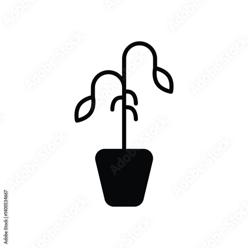 Water Crisis vector icon stock illustration