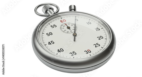 Obraz na plátně Isolated Silver Chronometer