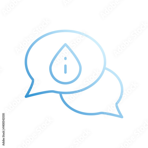 Debate  vector icon stock illustration