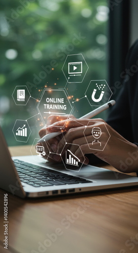 Wallpaper Mural Online Training & E-Learning: Boost Skills with Digital Courses, Webinars & More! Laptop Learning for Professional Development Today. Torontodigital.ca