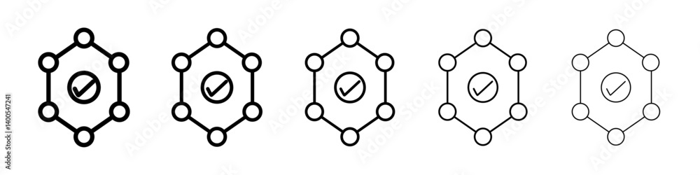 Antioxidant icon Symbol mark in Outline style Antioxidant icon Symbol mark in Outline style