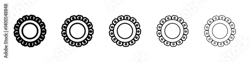 baby theether icon Symbol mark in Outline style