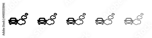Car breakdown icon Symbol mark in Outline style