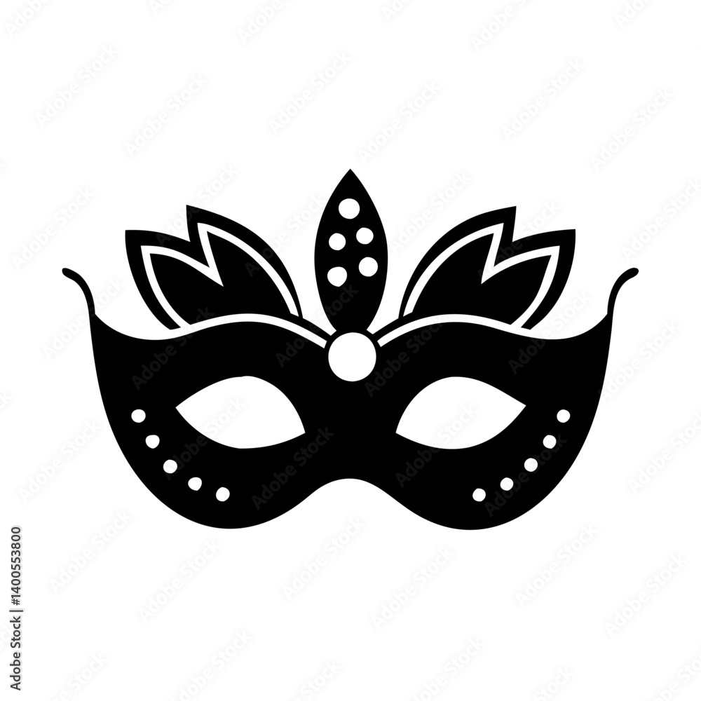 festive mask icon, festive mask silhouette vector illustration-simple silhouette illustration of festive mask, perfect for festive mask logos and icons festive mask icon, festive mask silhouette vector illustration-simple silhouette illustration of festive mask, perfect for festive mask logos and icons