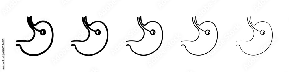 Endoscopy icon Symbol mark in Outline style Endoscopy icon Symbol mark in Outline style
