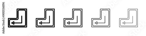enter icon Symbol mark in Outline style