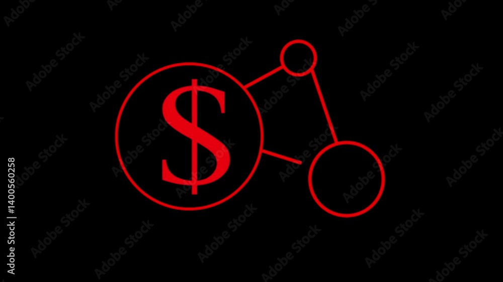 dollar Vector illustration on a transparent background.Premium quality symmbols