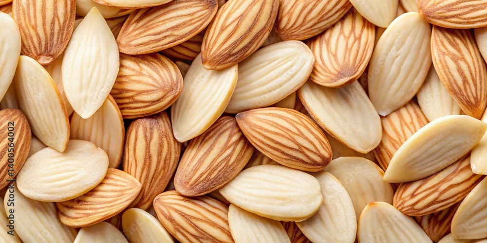 Delicious Sliced Avola Almonds, Close-up Studio Shot, Nut Food Photography Delicious Sliced Avola Almonds, Close-up Studio Shot, Nut Food Photography