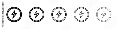 Magsafe icon Symbol mark in Outline style