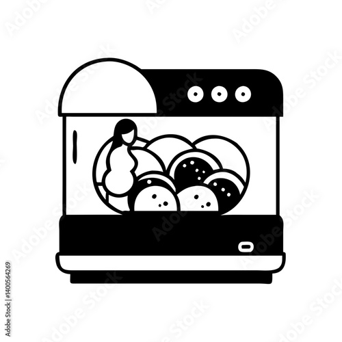 incubator icon, incubator silhouette vector illustration-simple silhouette illustration of incubator, perfect for incubator logos and icons