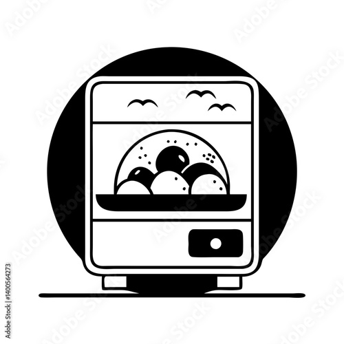 incubator icon, incubator silhouette vector illustration-simple silhouette illustration of incubator, perfect for incubator logos and icons