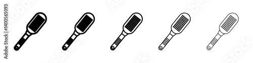 Microplane grater icon Symbol mark in Outline style