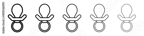 NIPPLE ICON Symbol mark in Outline style