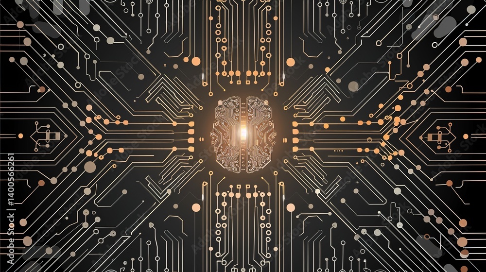 AI Algorithm - Line Background: Unveiling the Visual Tapestry of Computational Intelligence
