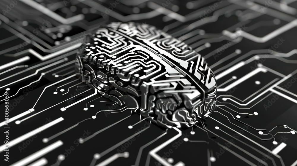 AI Algorithm - Line Background: Unveiling the Visual Tapestry of Computational Intelligence