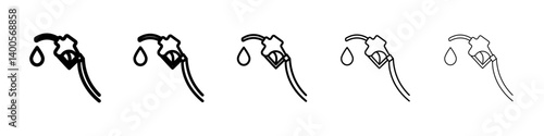 petrol icon Symbol mark in Outline style