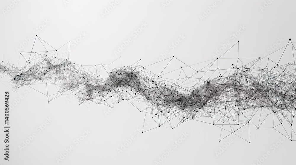 AI Algorithm - Line Background: Unveiling the Visual Tapestry of Computational Intelligence