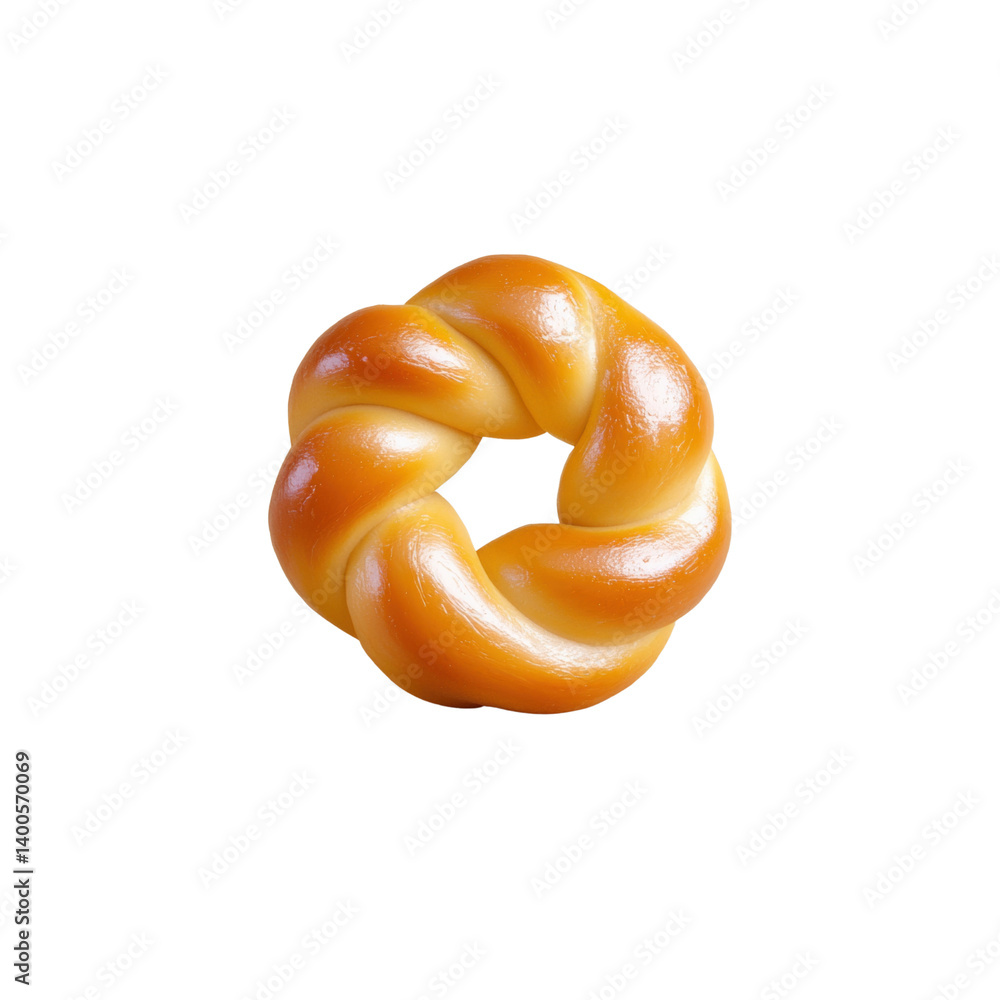 Fresh and Delicious Twisted Bakery Pastry with Golden Glaze Fresh and Delicious Twisted Bakery Pastry with Golden Glaze