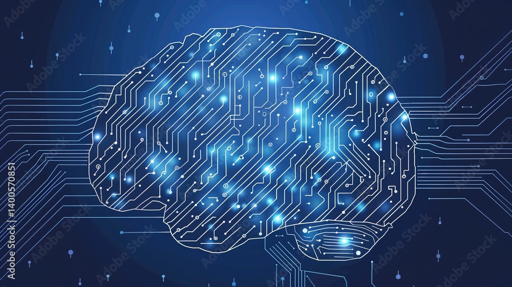 AI Algorithm - Line Background: Unveiling the Visual Tapestry of Computational Intelligence