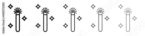 Retouch icon Symbol mark in Outline style