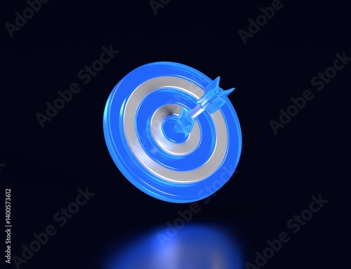 3D Target with Arrow