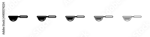 sieve icon Symbol mark in Outline style