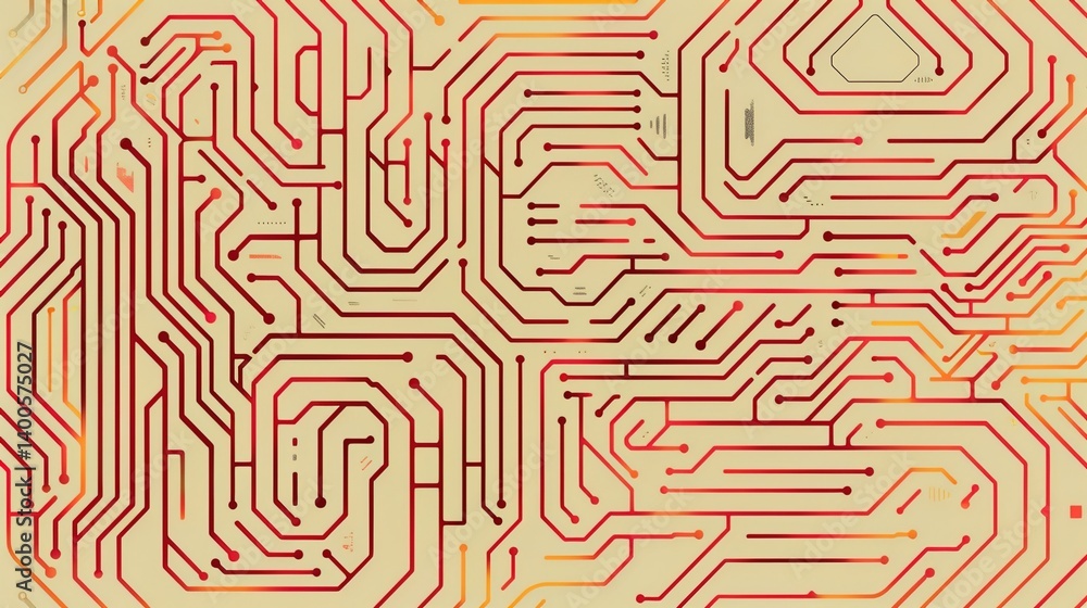 AI Algorithm - Line Background: Unveiling the Visual Tapestry of Computational Intelligence