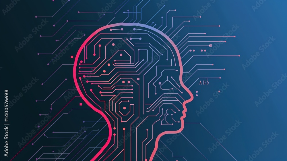 AI Algorithm - Line Background: Unveiling the Visual Tapestry of Computational Intelligence