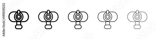 Web camera icon Symbol mark in Outline style