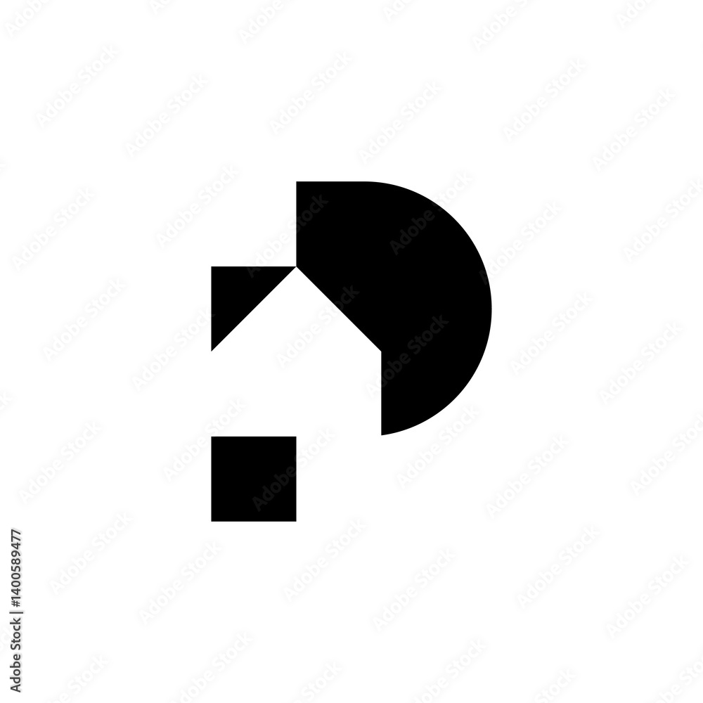 letter P logo letter P logo