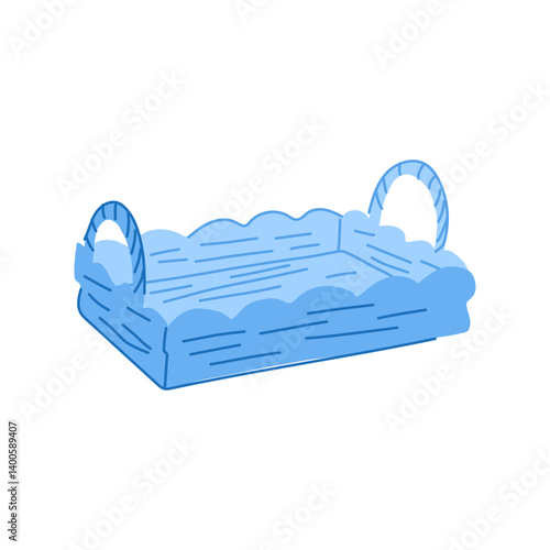 centerpiece decorative tray cartoon vector illustration