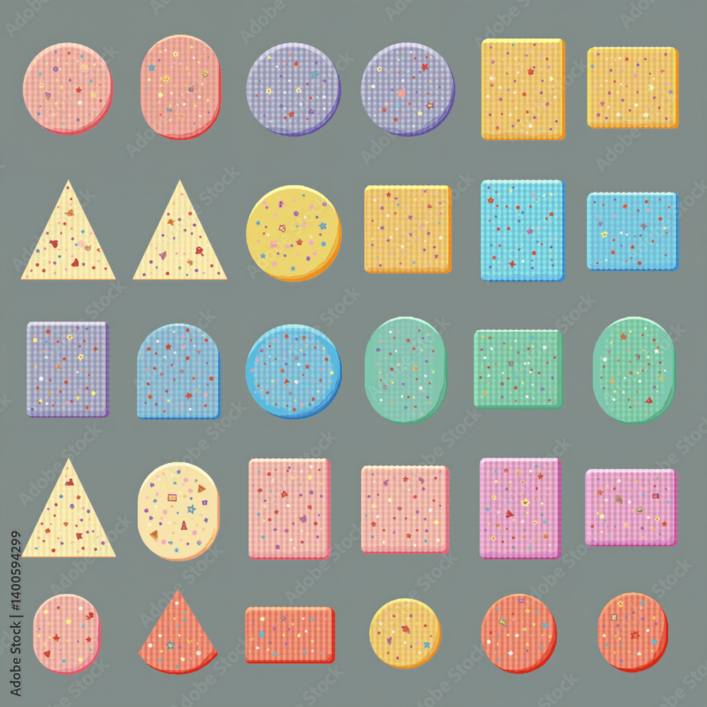seamless background with sweets