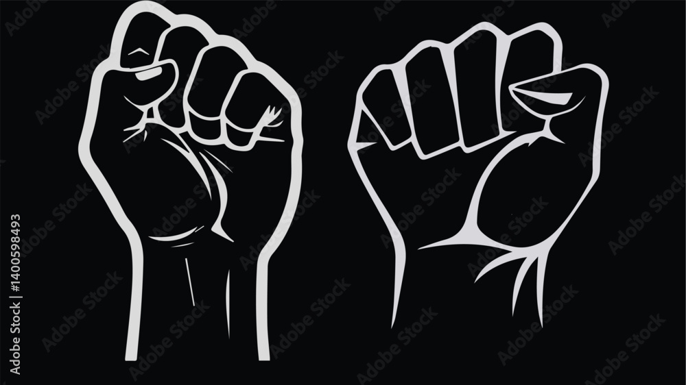vector illustration of a hand, fist. black lives matter. black power vector illustration of a hand, fist. black lives matter. black power